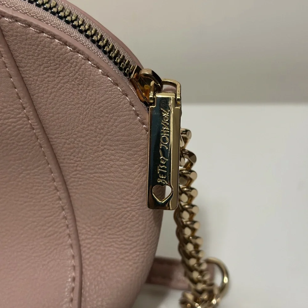 Betsey Johnson XO Anaya Crossbody with Scarf and Chain Strap Light Blue One Size